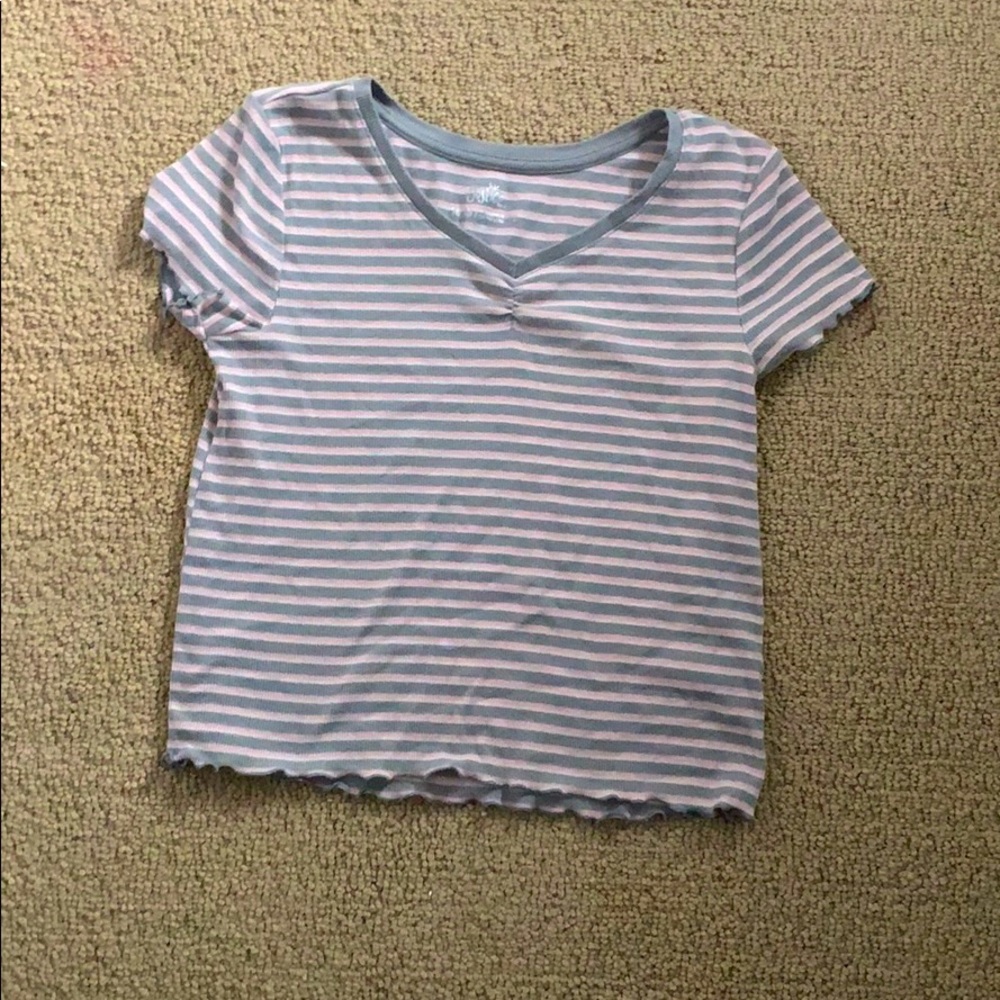 justice top with ruffles